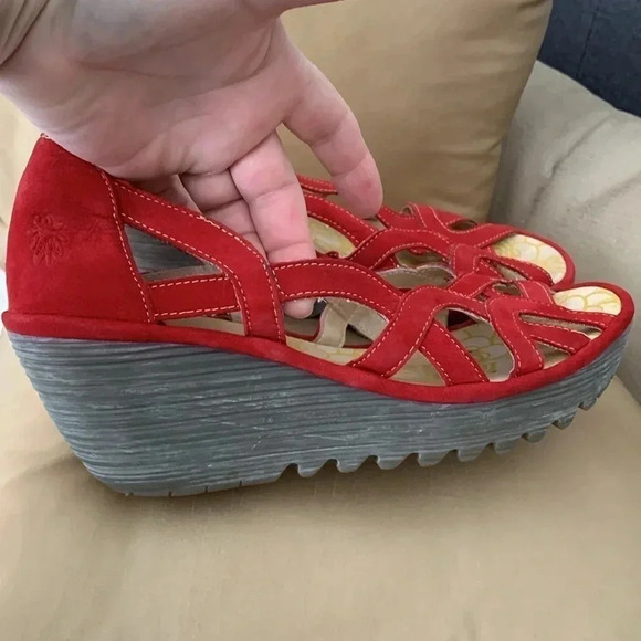 FLY London leather wedge 41 - Picture 7 of 10